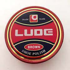 lude shoe polish brown 40ml